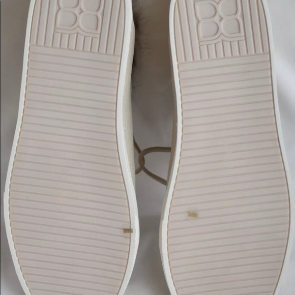 NWB BCBG FurTrim Alabaster Suede/Fur9.5M ORIG$275 - Picture 4 of 8